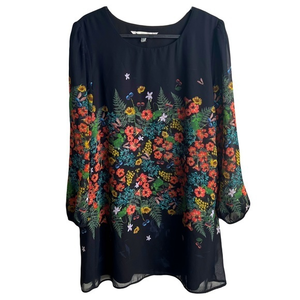 Yumi Floral Shift Dress Size‎ L